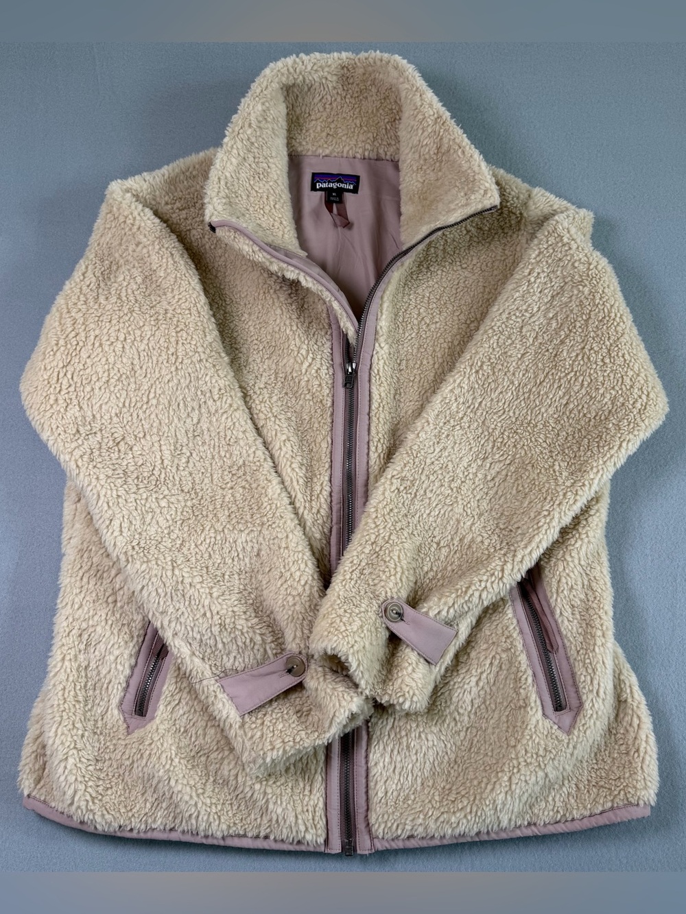 Patagonia Women Divided Sky Jacket Full Zip Zipped Pockets Jacket Size XL